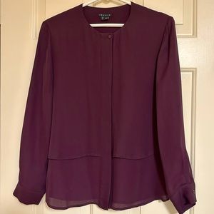 Theory Silk Blouse Top